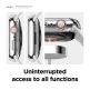 Elago Clear Shield Case - качествен твърд кейс с вграден стъклен протектор за дисплея на Apple Watch 8 45мм, Apple Watch 7 45мм (прозрачен) thumbnail 4