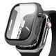 Elago Clear Shield Case - качествен твърд кейс с вграден стъклен протектор за дисплея на Apple Watch 8 41мм, Apple Watch 7 41мм (сив) thumbnail