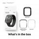 Elago Duo Apple Watch Case - силиконов (TPU) кейс с две сменяеми поликарбонатни части за Apple Watch 7 45мм, Apple Watch 8 45мм (прозрачен-мат и розово злато) thumbnail 5