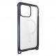 Mageasy Odyssey+ M Metal Black Case With Magsafe - удароустойчив хибриден кейс с Magsafe и връзка с карабинер за iPhone 14 Pro (черен)  thumbnail 4