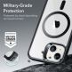 ESR CH HaloLock MagSafe Case - хибриден удароустойчив кейс с MagSafe за iPhone 14, iPhone 13 (прозрачен-черен) thumbnail 3