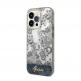 Guess Toile De Jouy Logo Case - дизайнерски кейс с висока защита за iPhone 14 Pro (сив) thumbnail