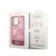 Guess Jungle Hybrid Case - дизайнерски кейс с висока защита за iPhone 14 Pro (розов) thumbnail 2