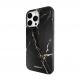 Mageasy Marble Case - дизайнерски хибриден удароустойчив кейс за iPhone 14 Pro Max (черен)  thumbnail 2