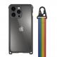 Mageasy Odyssey+ Rainbow Case - удароустойчив хибриден кейс с връзка и карабинер за iPhone 14 Pro Max (черен)  thumbnail