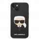 Karl Lagerfeld Liquid Silicone Karl Head Case - дизайнерски силиконов кейс за iPhone 14 Plus (черен) thumbnail 2