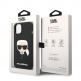 Karl Lagerfeld Liquid Silicone Karl Head Case - дизайнерски силиконов кейс за iPhone 14 Plus (черен) thumbnail 6