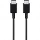 Samsung USB-C to USB-C Cable 3A EP-DW767JBE - кабел за устройства с USB-C порт (180 см) (черен) (bulk) thumbnail