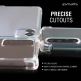 4smarts Hard Cover Ibiza MagSafe Case - хибриден удароустойчив кейс с MagSafe за iPhone 14 Pro (прозрачен) thumbnail 6