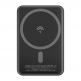 Dudao Magnetic Wireless Power Bank 5000 mAh 10W - безжична преносима външна батерия с USB-C вход за iPhone с Magsafe (черен) thumbnail