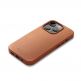 Mujjo Full Leather MagSafe Case - премиум кожен кейс с MagSafe за iPhone 14 Pro Max (кафяв) thumbnail 4