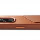 Mujjo Leather Wallet Case - премиум кожен кейс с джоб за кредитна карта за iPhone 14 Pro (кафяв) thumbnail 8