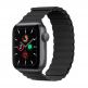 Kingxbar Silicone Magnetic Band - магнитна силиконова каишка за Apple Watch 38мм, 40мм, 41мм, 42мм (2024) (черен) thumbnail