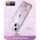 i-Blason Cosmo SupCase Protective Case - удароустойчив хибриден кейс с вграден протектор за дисплея за iPhone 14 Plus (лилав-прозрачен) thumbnail 6