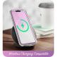 i-Blason Cosmo SupCase Protective Case - удароустойчив хибриден кейс с вграден протектор за дисплея за iPhone 14 Plus (лилав-прозрачен) thumbnail 7
