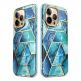 i-Blason Cosmo SupCase Protective Case - удароустойчив хибриден кейс с вграден протектор за дисплея за iPhone 14 Pro Max (син) thumbnail 6