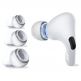Tech-Protect AirPods Pro Silicone Eartips - 6 броя силиконови тапи за Apple AirPods Pro, AirPods Pro 2 (бял) thumbnail
