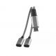JC USB-C Male to 2xUSB-C Female Adapter MH-273 - активен USB-C адаптер с 2xUSB-C изхода за устройства с USB-C порт (тъмносив) thumbnail