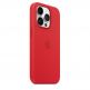Apple iPhone Silicone Case with MagSafe - оригинален силиконов кейс за iPhone 14 Pro с MagSafe (червен) thumbnail