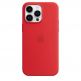 Apple iPhone Silicone Case with MagSafe - оригинален силиконов кейс за iPhone 14 Pro с MagSafe (червен) thumbnail 5