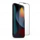 Uniq Optix Vivid Pro Full Cover Tempered Glass - калено стъклено защитно покритие за дисплея на iPhone 14 Plus (черен-прозрачен) thumbnail