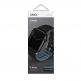 Uniq Linus Aerosoft Silicone Strap - силиконова каишка за Apple Watch 42мм, 44мм, 45мм, 46мм, Ultra 49мм (черен) thumbnail 3