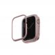 Uniq Moduo Apple Watch Case - силиконов (TPU) кейс с две сменяеми поликарбонатни части за Apple Watch 7 41мм, Apple Watch 8 41мм (розов) thumbnail
