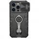 Nillkin CamShield Armor Pro Magnetic Hard Case - хибриден удароустойчив кейс с MagSafe и пръстен против изпускане за iPhone 14 Pro Max (черен) thumbnail