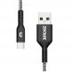 Zendure SuperCord USB-A to USB-C Cable 3A - здрав плетен кабел с USB-C порт (100 см) (черен) thumbnail 12