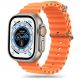 Tech-Protect Iconband Pro Silicone Sport Band - силиконова каишка за Apple Watch 42мм, 44мм, 45мм, 46мм, Ultra 49мм (оранжев) thumbnail