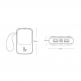 Baseus Qpow Digital Display Power bank with USB-C cable 15W (PPQD-A01) - външна батерия 10000 mAh с вграден USB-C кабел и USB-C, USB-A и Lightning портове (черен) thumbnail 4