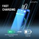 4smarts Power Bank Lucid Dual Cord 10000 mAh 22.5W - външна батерия с вградени USB-C и Lightning кабели, USB-A и USB-C изходи с технология за бързо зареждане (сив) thumbnail 5