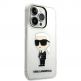 Karl Lagerfeld IML Ikonik NFT Case - дизайнерски силиконов кейс за iPhone 14 Pro Max (прозрачен) thumbnail 3