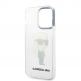 Karl Lagerfeld IML Ikonik NFT Case - дизайнерски силиконов кейс за iPhone 14 Pro Max (прозрачен) thumbnail 5