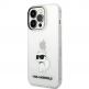 Karl Lagerfeld IML Choupette NFT Case - дизайнерски силиконов кейс за iPhone 14 Pro (прозрачен) thumbnail
