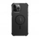 Uniq Combat MagClick Case - хибриден удароустойчив кейс за с MagSafe за iPhone 14 Pro Max (черен-прозрачен) thumbnail 2