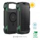 4smarts Solar Power Bank Rugged TitanPack Ultimag 20000mAh - соларна удароустойчива външна батерия с 5xUSB изхода, компас и фенер (черен-зелен) thumbnail