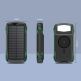 4smarts Solar Power Bank Rugged TitanPack Ultimag 20000mAh - соларна удароустойчива външна батерия с 5xUSB изхода, компас и фенер (черен-зелен) thumbnail 2