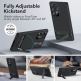ESR Air Shield Boost Case - удароустойчив хибриден кейс с вградена поставка за Samsung Galaxy S23 Ultra (черен) thumbnail 2
