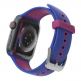 Otterbox All Day Comfort Antimicrobial Strap - изключително здрава силиконова каишка за Apple Watch 42мм, 44мм, 45мм, 46мм, Ultra 49мм (син-розов) thumbnail