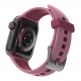 Otterbox All Day Comfort Antimicrobial Strap - изключително здрава силиконова каишка за Apple Watch 42мм, 44мм, 45мм, Ultra 49мм (розов) thumbnail