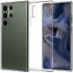 Spigen Liquid Crystal Case - тънък силиконов (TPU) калъф за Samsung Galaxy S23 Ultra (прозрачен)  thumbnail 2
