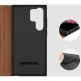 Dux Ducis Skin X2 Case - кожен калъф с поставка и отделение за кр. карти за Samsung Galaxy S23 Ultra (кафяв) thumbnail 8