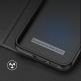 Dux Ducis Skin X2 Case - кожен калъф с поставка и отделение за кр. карти за Samsung Galaxy S23 (черен) thumbnail 3