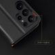 Dux Ducis Hivo Genuine Leather Flip Wallet Case - кожен калъф от естествена кожа с поставка и отделение за кр. карти за Samsung Galaxy S23 Ultra (черен) thumbnail 11