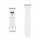 Karl Lagerfeld Karl Head Silicone Watch Strap - силиконова каишка за Apple Watch 42мм, 44мм, 45мм, 46мм, Ultra 49мм (бял) thumbnail