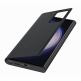 Samsung Galaxy S-View Wallet Cover EF-ZS918CB - оригинален калъф през който виждате информация от дисплея за Samsung Galaxy S23 Ultra (черен) thumbnail 3