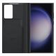 Samsung Galaxy S-View Wallet Cover EF-ZS918CB - оригинален калъф през който виждате информация от дисплея за Samsung Galaxy S23 Ultra (черен) thumbnail 6