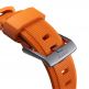 Nomad Rugged Strap - силиконова каишка за Apple Watch 42мм, 44мм, 45мм, 46мм, Ultra 49мм (оранжев-сребрист) thumbnail 4