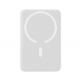 Baseus Magnetic Wireless Charging Power Bank 10000 mAh 20W (PPCX070002) - преносима външна батерия с USB-C порт и безжично зареждане с MagSafe (бял) thumbnail 2